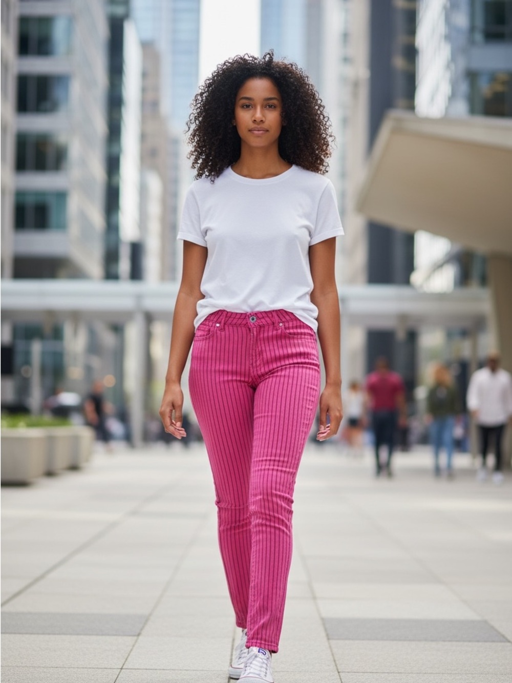 🎉2xHP🎉LIU Jo Bottom Up Collection Mid Rise Skinny Jeans W27 Rebel Rose